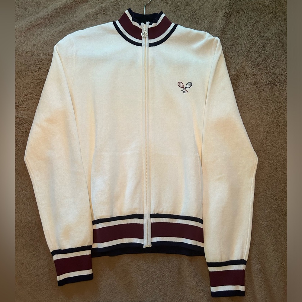 Tory Burch Tech Knit Tennis Jacket